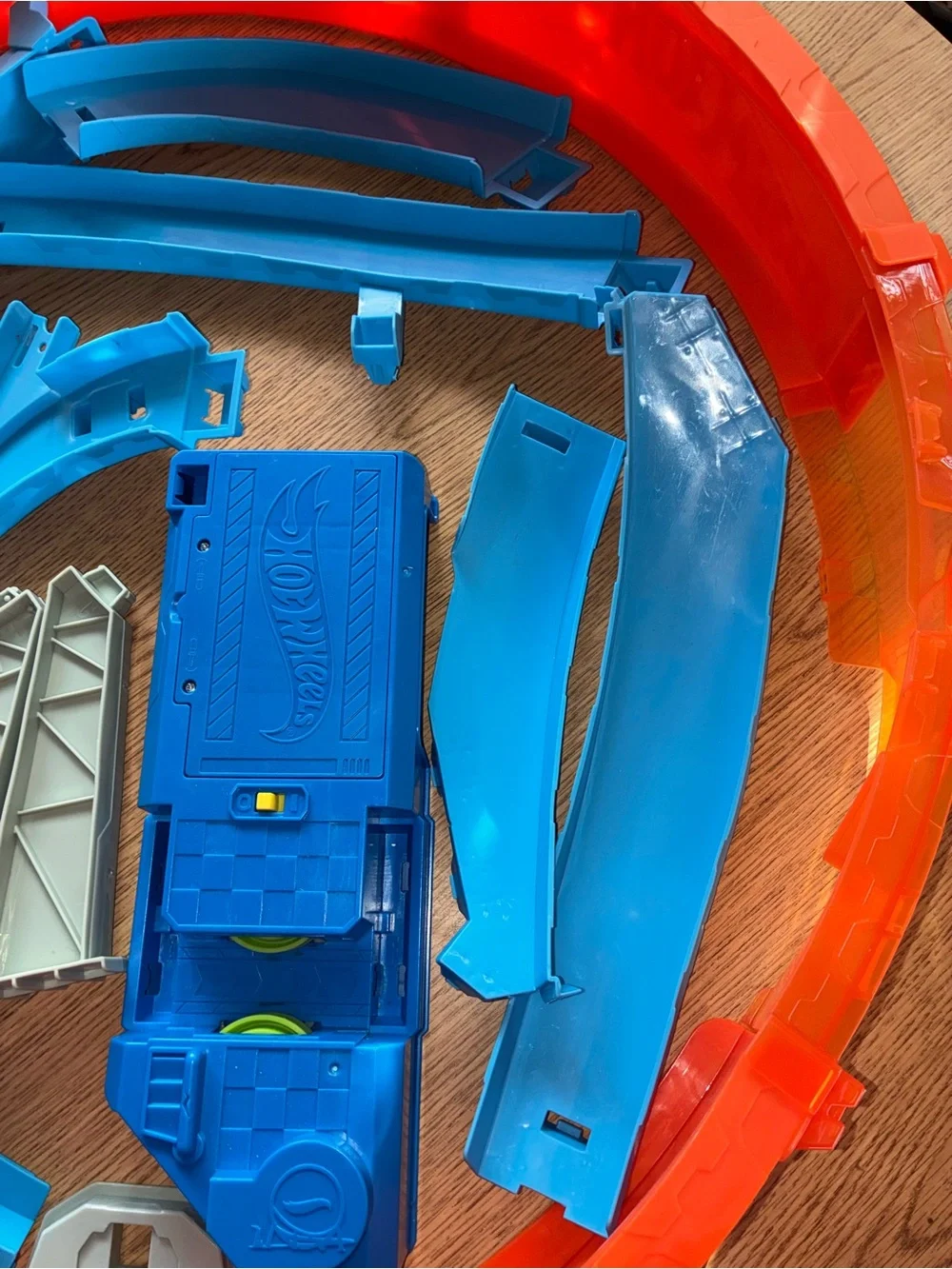 Hot Wheels Massive Loop Mayhem Track Setup Motorized Booster Not A Complete Set
